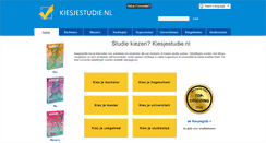 Desktop Screenshot of kiesjestudie.nl